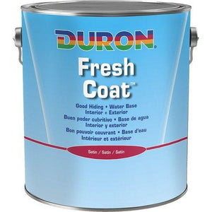 Sherwin-Williams DU20W0051-16 1 Gallon Satin White Base Duron Fresh Coat™ Interior-Exterior Latex Paint