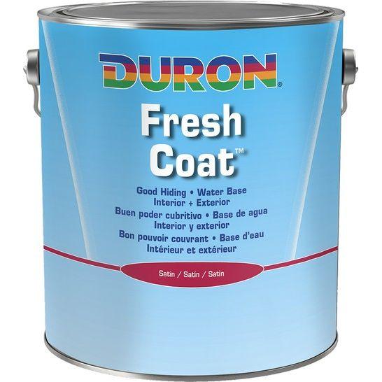 Sherwin-Williams DU20W0051-16 1 Gallon Satin White Base Duron Fresh Coat™ Interior-Exterior Latex Paint