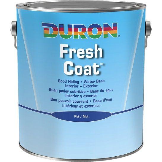 Sherwin-Williams DU30W0051-16 1 Gallon Flat White Base Duron Fresh Coat™ Interior-Exterior Latex Paint