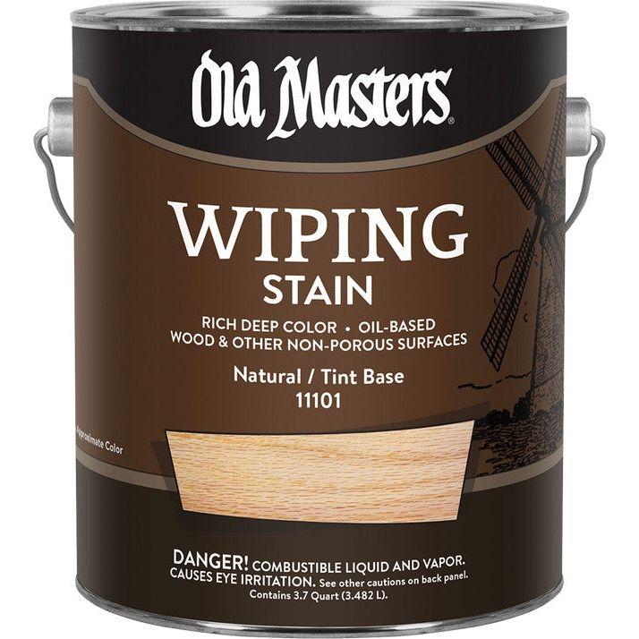 Old Masters 11101 1 Gallon Natural/Tint Base Wiping Stain