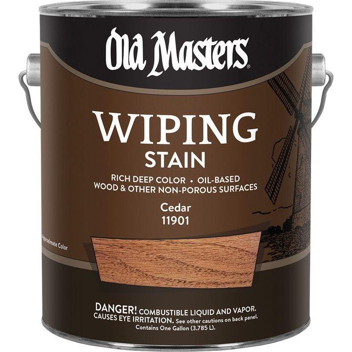 Old Masters 11901 1 Gallon Cedar Wiping Stain