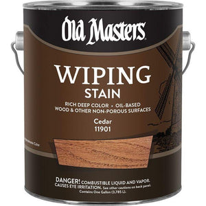 Old Masters 11901 1 Gallon Cedar Wiping Stain