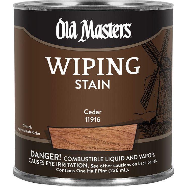 Old Masters 11916 1 Half Pint Cedar Wiping Stain