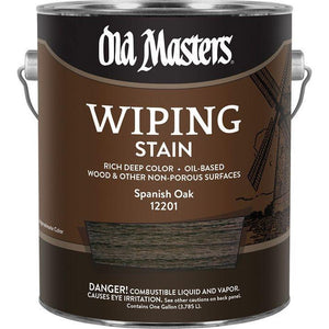Old Masters 12201 1 Gallon Spanish Oak Wiping Stain