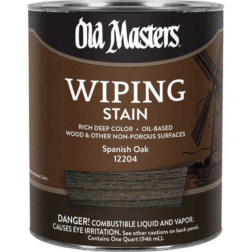 Old Masters 12204 1 Quart Spanish Oak Wiping Stain