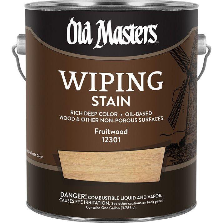 Old Masters 12301 1 Gallon Fruitwood Wiping Stain