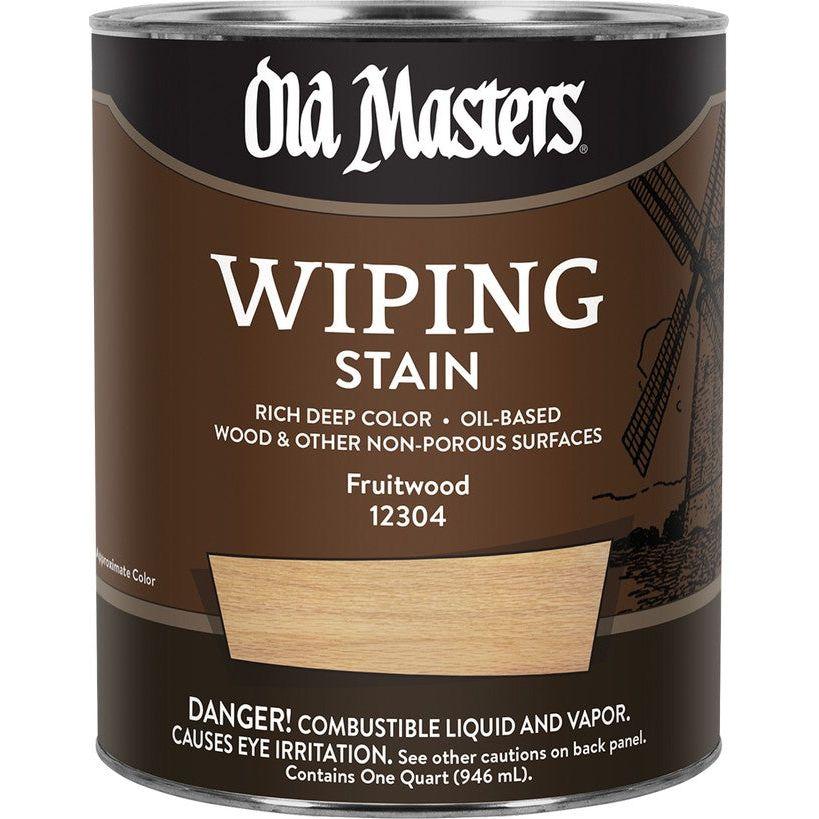 Old Masters 12304 1 Quart Fruitwood Wiping Stain