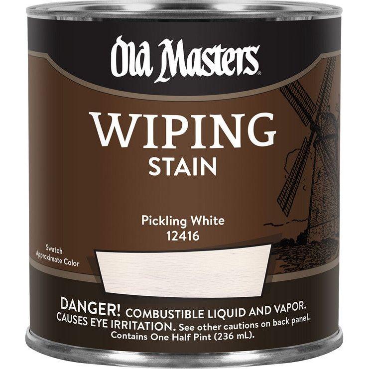 Old Masters 12416 1 Half Pint Pickling White Wiping Stain