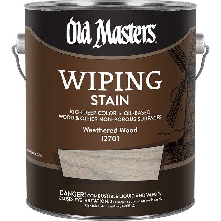 Old Masters 12701 1 Gallon Weathered Wood Wiping Stain