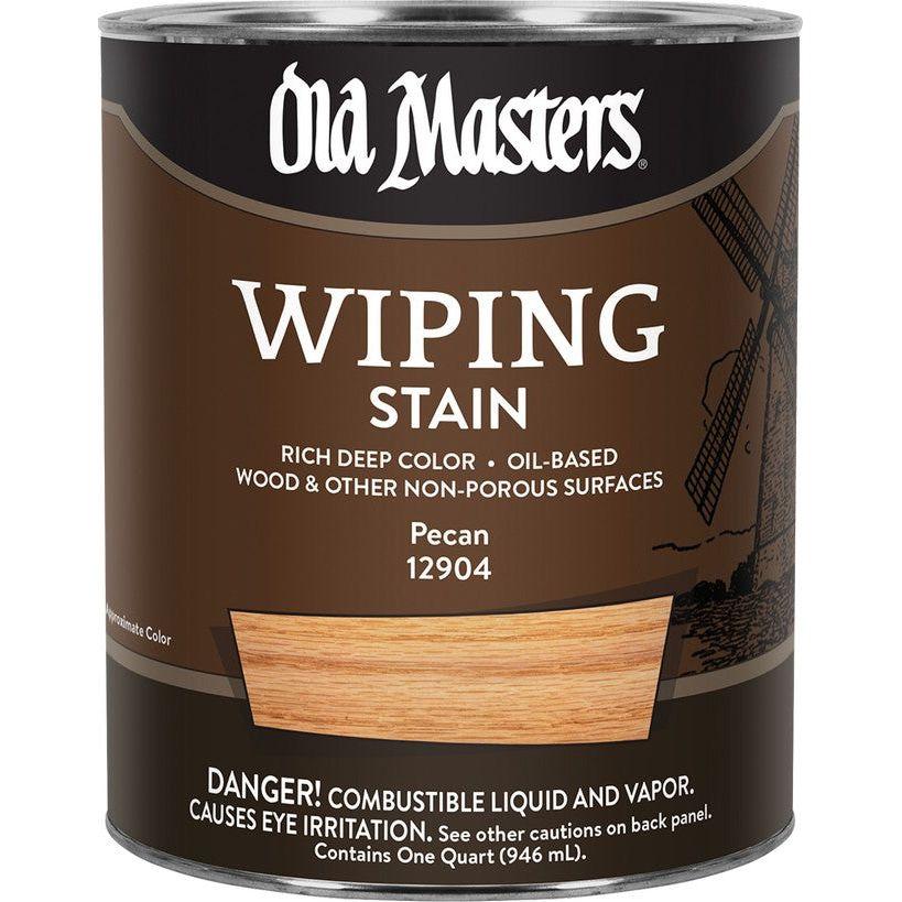 Old Masters 12904 1 Quart Pecan Wiping Stain