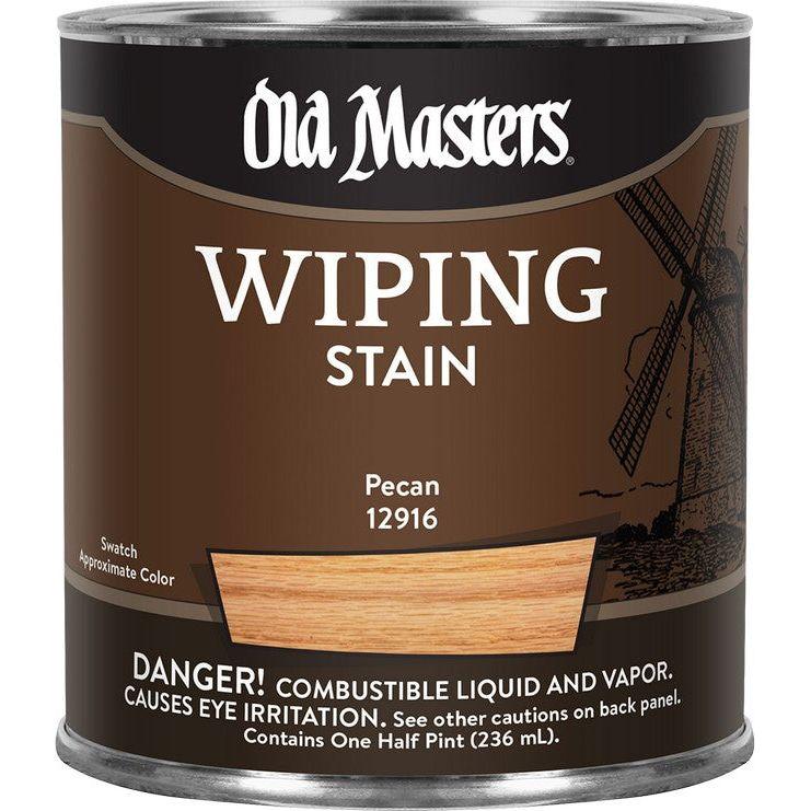 Old Masters 12916 1 Half Pint Pecan Wiping Stain