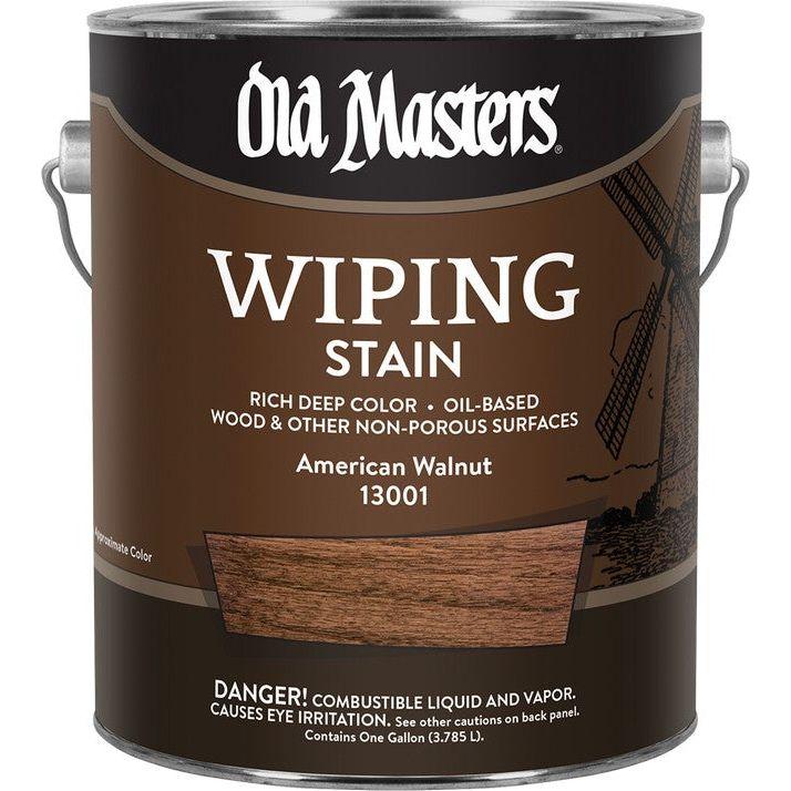Old Masters 13001 1 Gallon American Walnut Wiping Stain