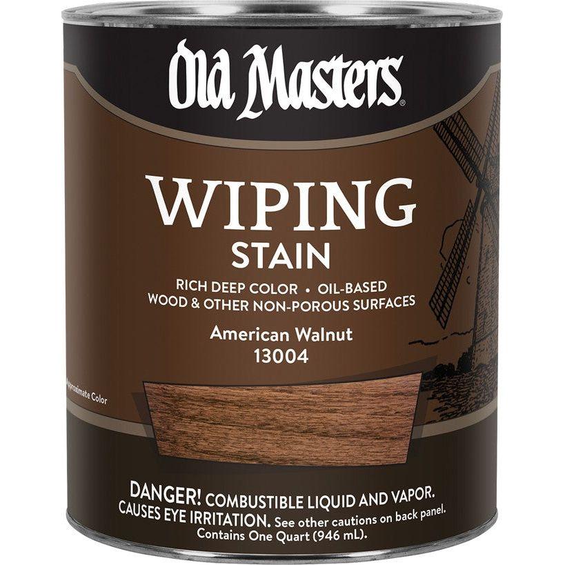Old Masters 13004 1 Quart American Walnut Wiping Stain