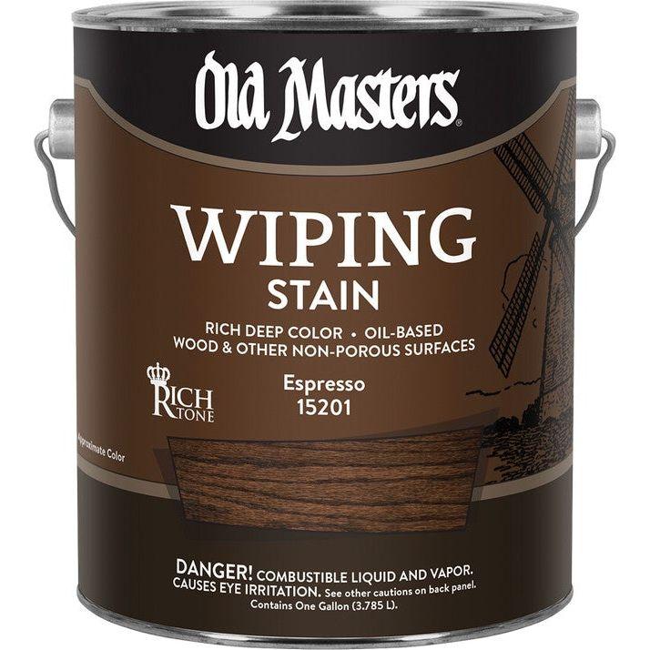 Old Masters 15201 1 Gallon Espresso Wiping Stain