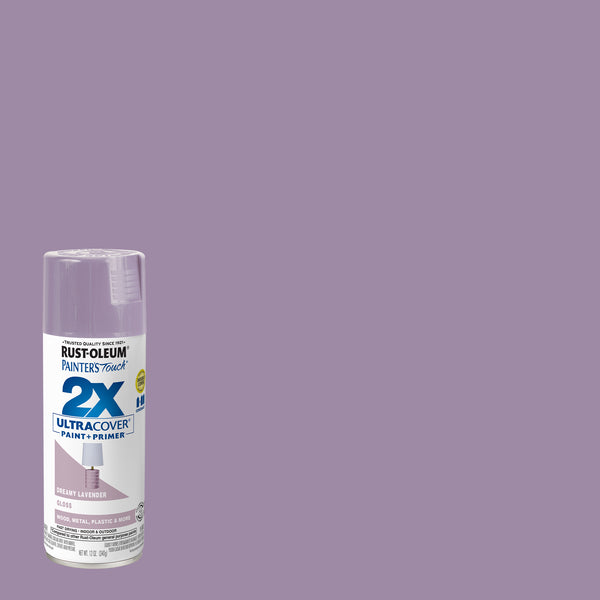 Rust-Oleum 366991 12 oz. Gloss Dreamy Lavender Painter's Touch 2X Ultra Cover Paint + Primer Spray